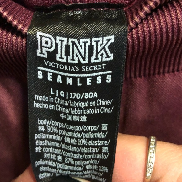 PINK SEAMLESS LEGGINGS - Picture 3 of 3